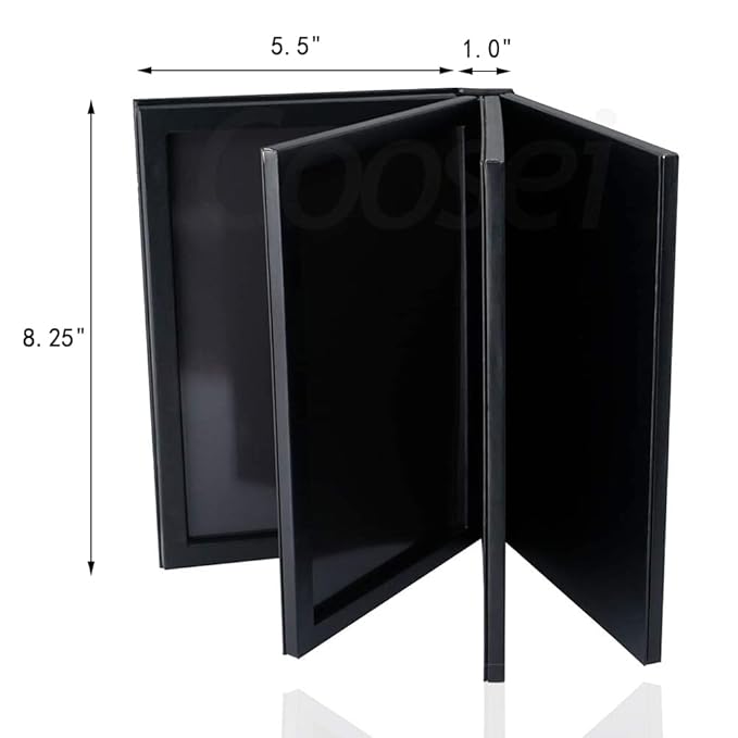 Coosei 3 Layers Book Shape Empty Magnetic Eyeshadow Palette Magnetic makeup palette Large Makeup Storage Box high-capacity for makeup depotting