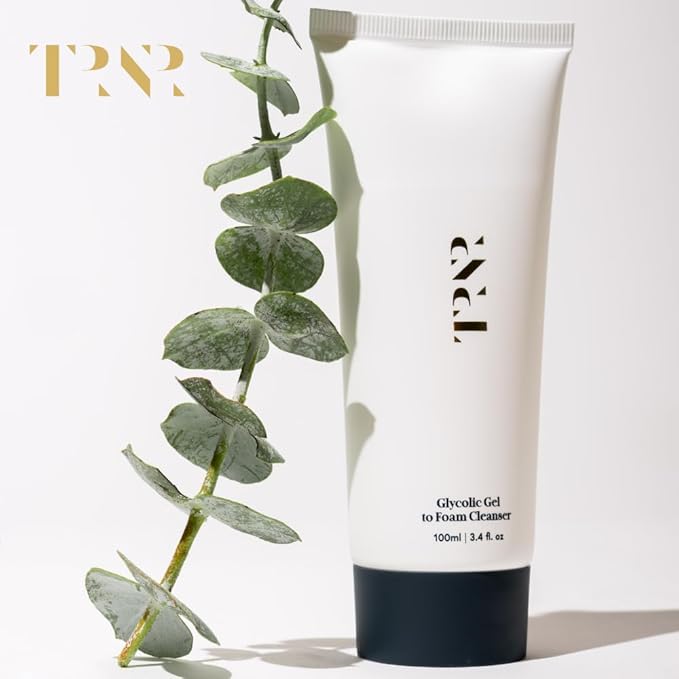 Glycolic Gel To Foam Facial Cleanser (100ml/3.4oz) | Foaming Face Wash| Natural, Plant-Based & Science-First Skincare Routine for Men & Women