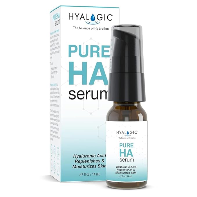 Hyalogic Pure Hyaluronic Acid Serum – Ultra Hydrating Face Serum for Skin Hydration – Fragrance-Free Skin Care Products, Facial Serum for Face Care – 1oz