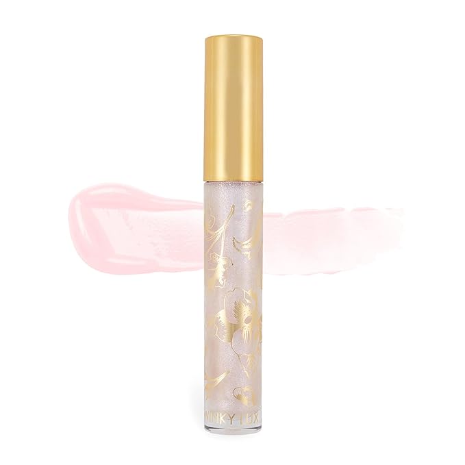 Winky Lux Birthday Cake Glossy Boss Lip Gloss - Non Sticky Lip Gloss, Clear Lip Oil & Lip Lacquer, Hydrating & Nourishing Lip Care, Soft Vanilla Scent