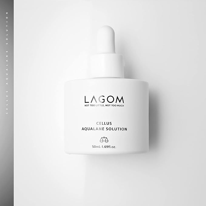 LAGOM Cellus Aqualane Solution | Korean Serum for Face, Vegetable Squalane, Skincare for Glass Skin, Deep Moisturization, Barrier Strengthening 1.69 Fl Oz