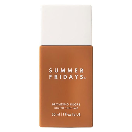 Summer Fridays Bronzing Drops - Hydrating Serum-Like Formula with Hyaluronic Acid - Hybrid-Makeup with Skincare Benefits - Help Support a Healthy Skin Barrier - Soft, Dewy Finish (1 Fl Oz)