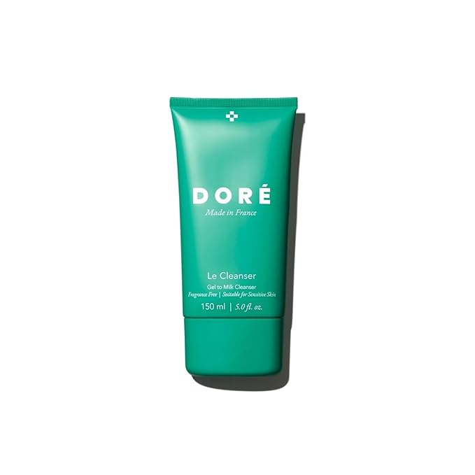 Doré - Le Cleanser Gel to Milk Daily Face Cleanser | Gentle Hydrating Cleaner for Dry & Sensitive Skin | Makeup Remover for Women & Men for Face (5 fl oz | 150 ml)