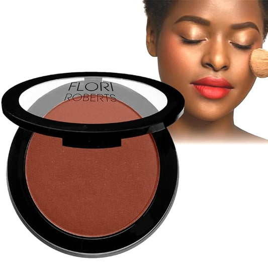 Color Pro Blush by Flori Roberts, Pressed Powder Blush with Buildable Coverage, Complexion Enhancing Makeup