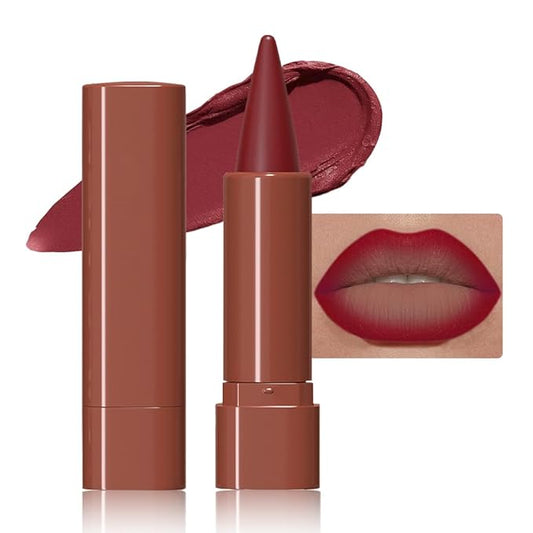 Nude Lipstick Lip Liner Matte Sets,Light to Dark High Pigmented Velvet Lipstick Lipliner for Daily Makeup,for Women Long Lasting Waterproof 24 Hours Lip Stick Lip Stain Makeup Gift Sets