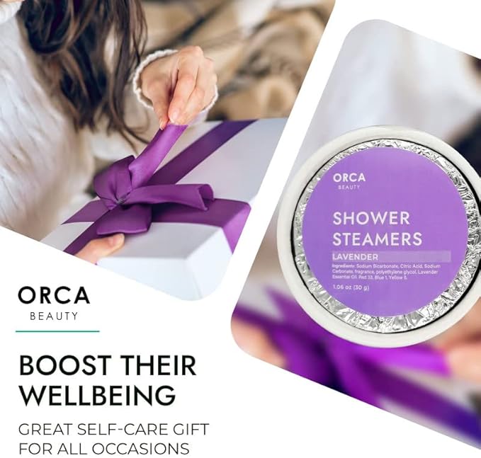 Shower Steamers Aromatherapy - Relaxation Gifts for Women, Shower Bombs, Unique Spa Gifts Shower Tablets, Stocking Stuffers for Women & Men (Variety Pack Scent 8PC)