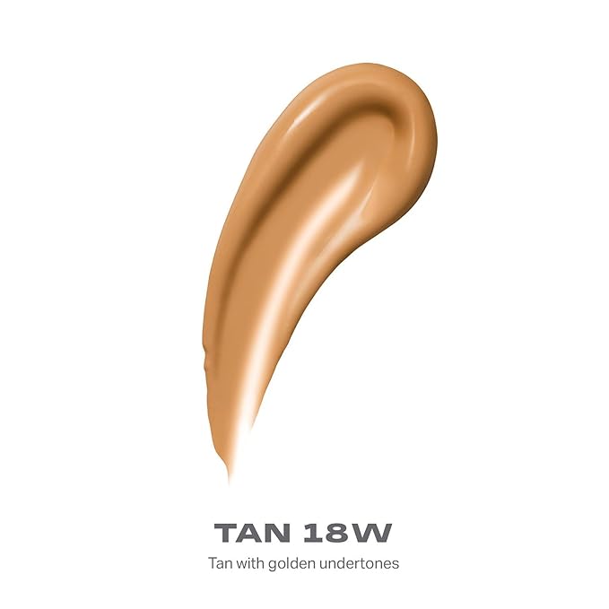 Morphe Lightform Dewy Foundation - Extended Hydration Foundation Makeup with a Lasting, Natural Radiant Finish - Long-Wearing Formula with Buildable, Medium Coverage - Tan 18W (1.01 fl oz)