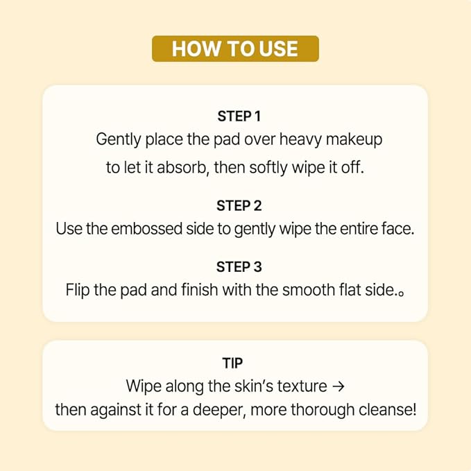 Veramore Glow-Enhancing Vegan Cleansing Pads – Dual-Sided Exfoliating & Brightening with Rice Extract & Hyaluronic Acid | Gentle, Hydrating K-Beauty Skincare, 70 Count (5.07 fl oz)