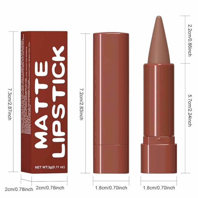 3Pcs Nude Lipstick Lip Liner Matte Sets,Light to Dark High Pigmented Velvet Lipstick Lipliner for Daily Makeup,for Women Long Lasting Waterproof 24 Hours Lip Stick Lip Stain Makeup Gift Sets