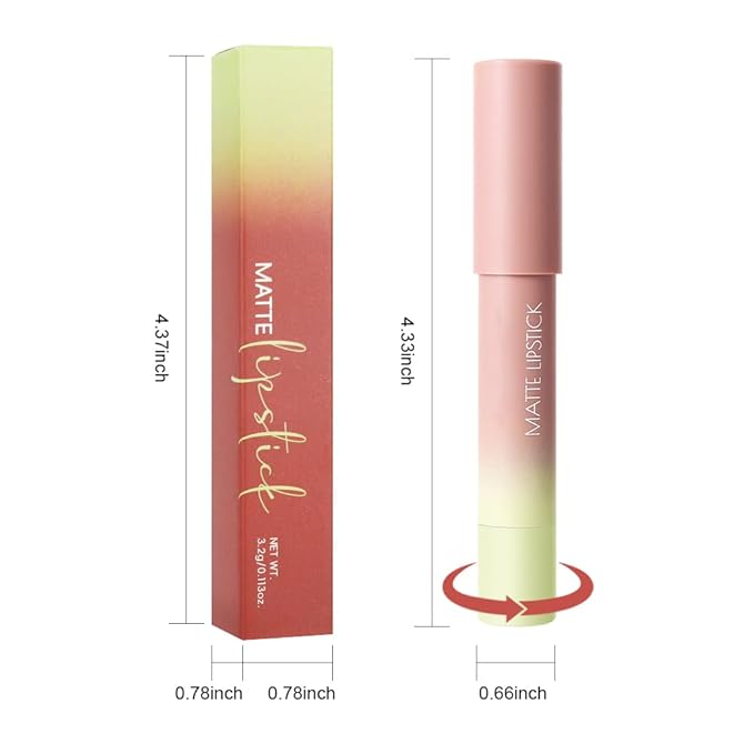 BINGBRUSH 2in1 Matte Lip Liner and Lipstick Combo, Lipstick for Women, Longwear Waterproof Lip Liner Pencil, Matte lipstick Smudge Proof lipstain, Women's Long Lasting Lip Makeup (01#Rose Latte)