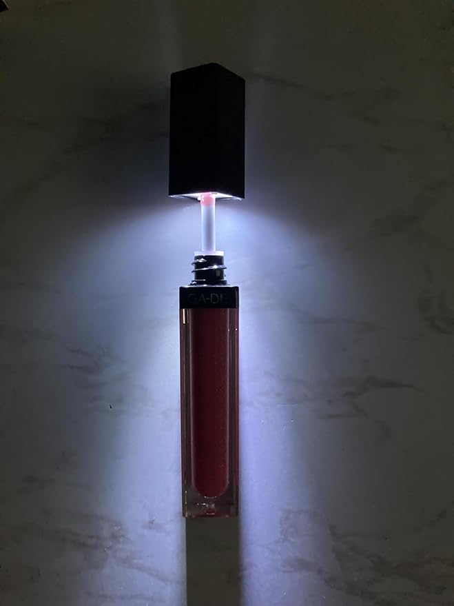 GA-DE Crystal Lights Lip Gloss, 503 - Enriched with Light-Reflecting Crystal Pearls - Smooth, Silky, Rich Color - Moisturizes and Adds Shine - 0.2 oz