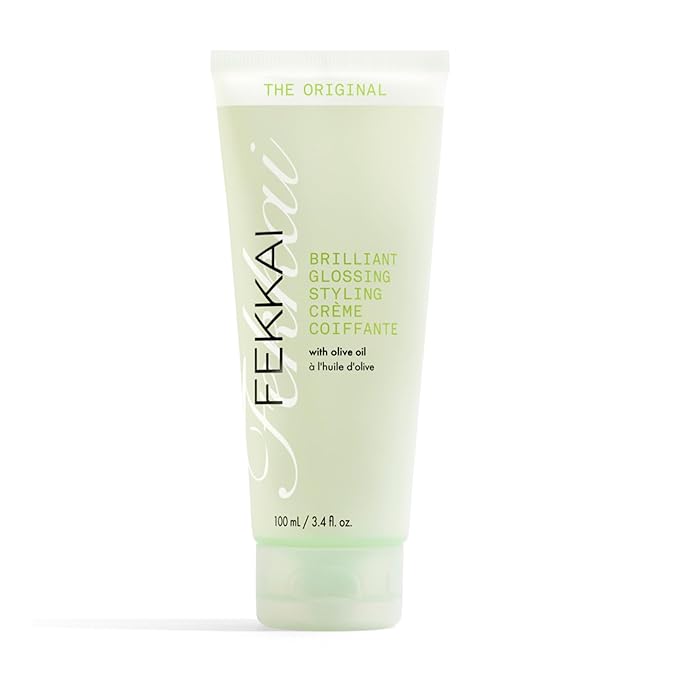 Fekkai The Original Brilliant Glossing Styling Creme - 3.4 oz - Boosts Shine, Smoothes Frizz & Defines Curls with Olive Oil - Free of Sulfates, Parabens, Phthalates - Vegan, Cruelty-Free