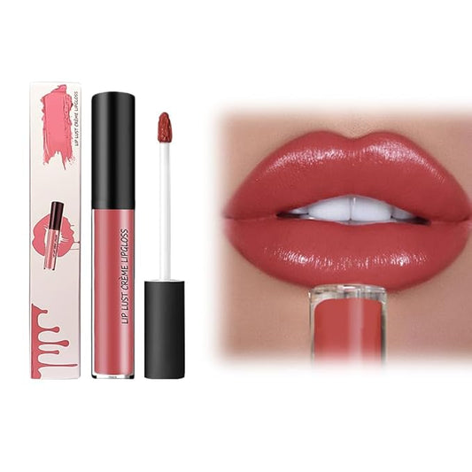 12 Colors Cream Texture Lipstick, 2026 Upgrade 12 Colors Lips Staining Lip Oil Long Lasting Lip Gloss Natural Non-Stick Non-Fading Liquid Lipstick, Hydrating Lip Tint Waterproof LipStain (#11)