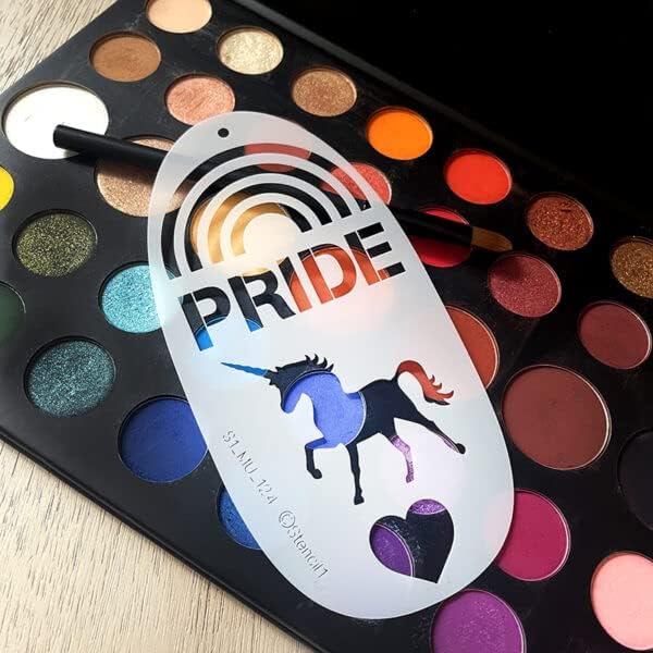 Stencil1 - Pride Makeup Stencil Durable Quality Reusable Stencils United States Stencil America for Parades, Parties and More!
