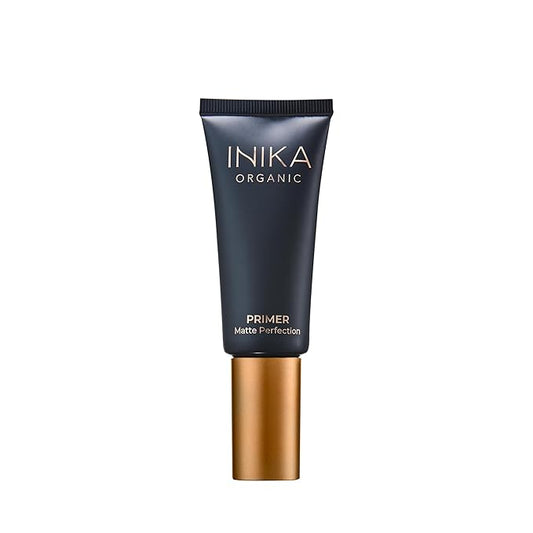 INIKA Organic Matte Perfection Primer | Minimise Pores, Smooth Skin, Reduce Oil. Lightweight Mattifying Primer. Skincare Infused to Reduce Signs of Ageing. 100% Natural + Vegan Formula. 30mL