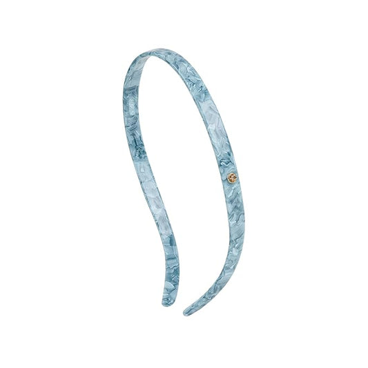 EVITA PERONI Headbands for Women Glasses Wearers, No Pressure Non Slip No Headache Comfortable Head Bands for women's hair Fashion Thin Hair Band - Coral Blue -