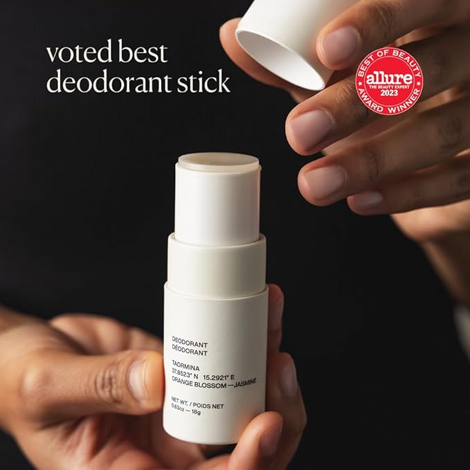 evolvetogether Aluminum Free Natural Deodorant for Women & Men | 4 Pack Travel Set | Neutralizes Odors, Soothes Skin | Vegan, Cruelty-Free, Baking Soda Free | Made in USA (Discovery)