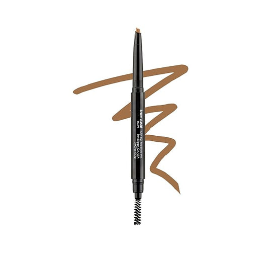 Bodyography Brow Assist – Taupe | Triangular Tip Eyebrow Pencil for Women with Built-In Spoolie | Defines, Fills & Shapes Brows | Mineral-Based Formula with Castor & Coconut Oil | Clean, Vegan