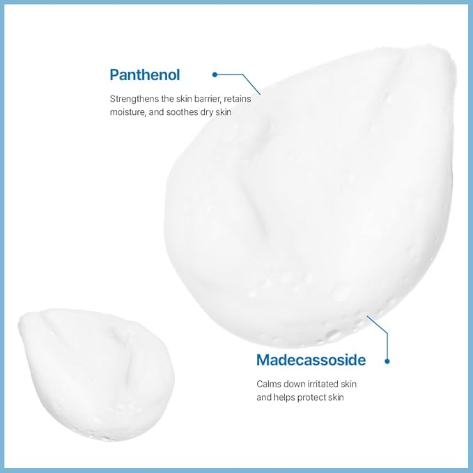 ETUDE Soonjung pH 6.5 Whip Cleanser, Face Wash for Sensitive Skin, Soft Bubble, Hypoallergenic Cleansing, Low pH Level, Fragrance-Free, Panthenol, Madecassoside, Korean Skin Care, Beauty (8.45 Fl Oz)