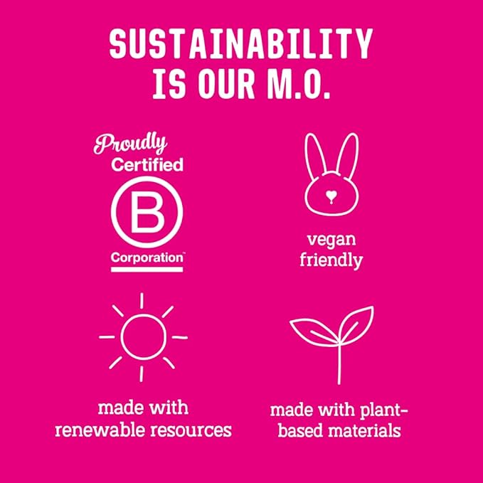 Flo Ultra Long Night Bamboo Pads with 4 Wings (10 Pads) - Super Absorbent + Soft