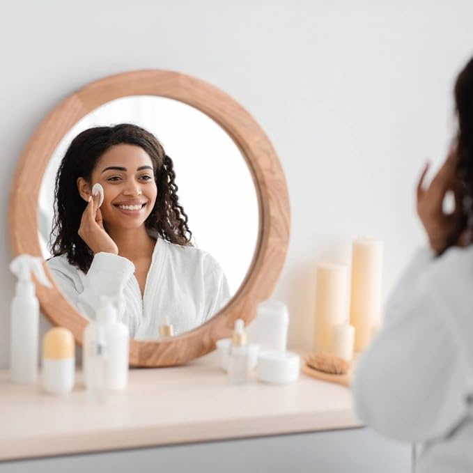 Amazon Basics Exfoliating Cotton Round, 600 Count (6 Packs of 100) (Previously Solimo)