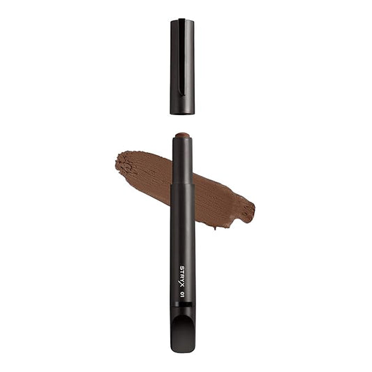 Stryx Concealer Stick Tool for Men, Dark Eclipse - Natural Pigments Hides Imperfections, Acne, Razor Burns, Scars, & Rosacea - Highly Adaptable Shades for Easy, Undetectable Coverage - All Skin Tones