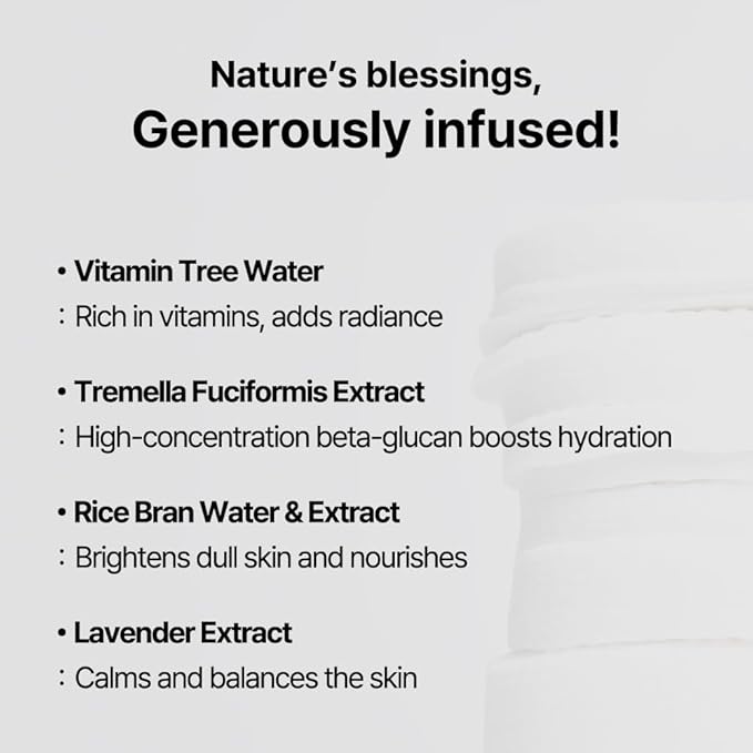 Veramore Glow-Enhancing Vegan Cleansing Pads – Dual-Sided Exfoliating & Brightening with Rice Extract & Hyaluronic Acid | Gentle, Hydrating K-Beauty Skincare, 70 Count (5.07 fl oz)