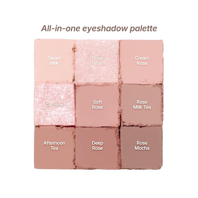 Rose Milk Tea Eyeshadow Palette #27 by Dasique