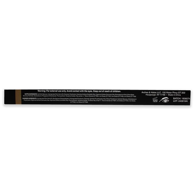 Arches & Halos Brow Highlighting and Concealer Crayon - Coco - Shaping and Shimmer Eyebrow Stick and Highlighter Duo - Soft, Ultra Creamy Formula - Define, and Sculpt for Sharp Brows - 0.176 oz