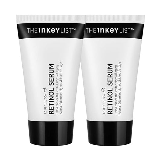 The INKEY List 1% Slow Release Retinol Serum Duo, Targets Signs of Aging, Helps Reduce Appearance of Fine Lines and Wrinkles, For All Skin Types, 30ml, 1 fl oz (2 Pack)