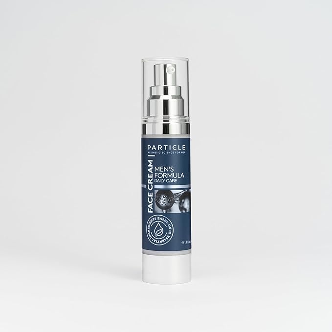 Particle 6-in-1 Face Cream for Men, Men’s Daily Hydrating Moisturizer with Vitamin C, Jojoba Oil, Vitamin E & Hyaluronic Acid, Skin Care Routine, Healthy Skin Support, Pack of 1, 1.7 FL OZ