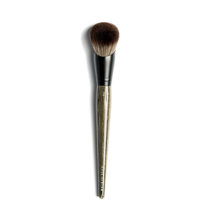 Rose and Ben Beauty C42 Foundation Brush | Professional Blending Brush for Liquid & Cream Makeup | Streak Free Buildable Coverage | Cruelty Free