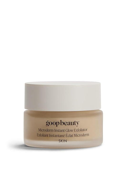 goop Beauty Microderm Exfoliator | Microdermabrasion Scrub to Smooth Textured Skin | Physical & Chemical Exfoliant | Micro-Exfoliating Minerals & Glycolic Acid | 0.5 fl oz