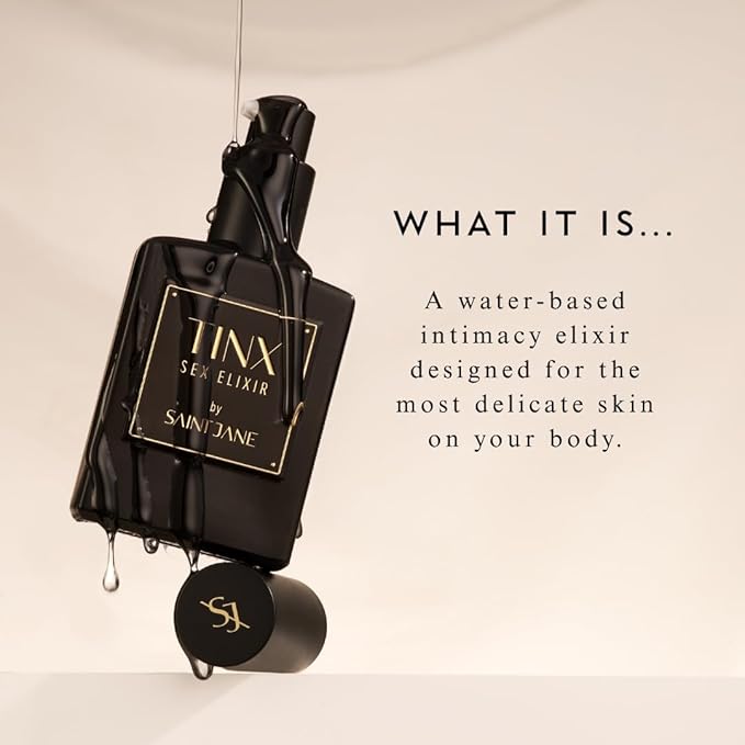 SAINT JANE - Tinx Elixir Intimacy Oil | Nourishing, Hydrating, Balancing | Water-Based, Fragrance-Free | Luxe, Clean Skincare (1.5 fl oz | 45 mL)