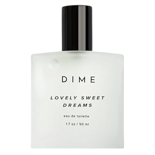 Dime Beauty Perfume Lovely Sweet Dreams, 1.7 oz / 50 ml - Warm Vanilla and Floral Scent, Hypoallergenic, Clean Perfume, Eau de Toilette For Women (Packaging May Vary)
