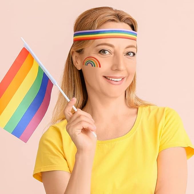 Stencil1 - Pride Makeup Stencil Durable Quality Reusable Stencils United States Stencil America for Parades, Parties and More!