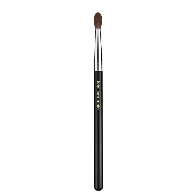 Bdellium Tools Professional Makeup Brush - Maestro Series 783 Small Tapered Blending - With Mix of Soft Synthetic & Natural Fibers, For Applying & Blending Eyeshadow (Black, 1pc)