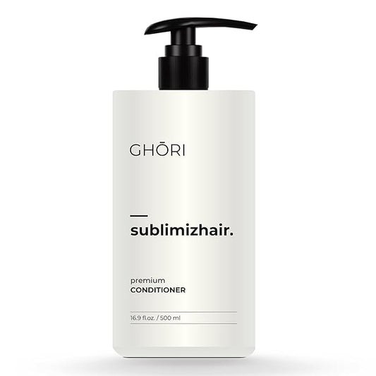 Sublimizhair Herbal Premium Conditioner for Silky Smooth Hair | Detangles, Strengthens Damaged Strands | Deep Hydration & Frizz Control, Nourishing Conditioner | Sulphate-Free, 500ml/16.9 fl oz