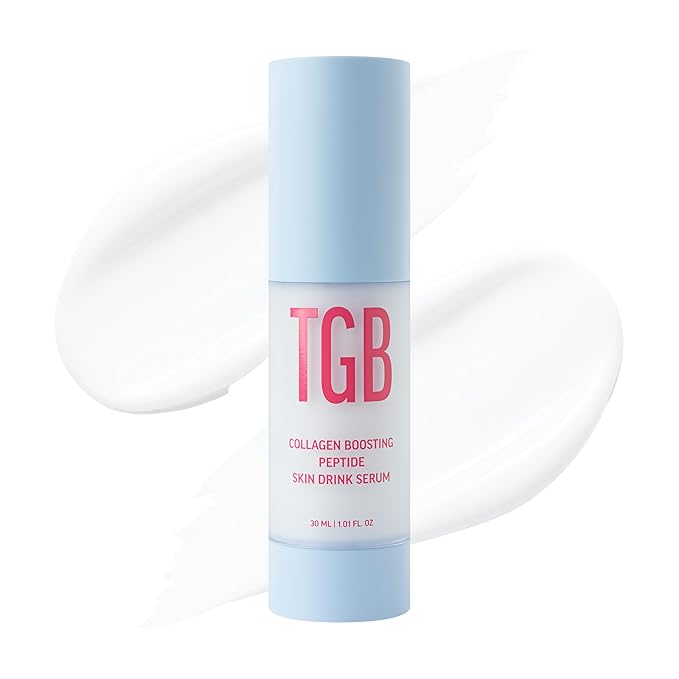 Collagen-Boosting Peptide Skin Drink Serum 1.01 fl oz | Korean Face Serum with Penta Peptides & Hyaluronic Acid | Hydrating, Plumping & Firming