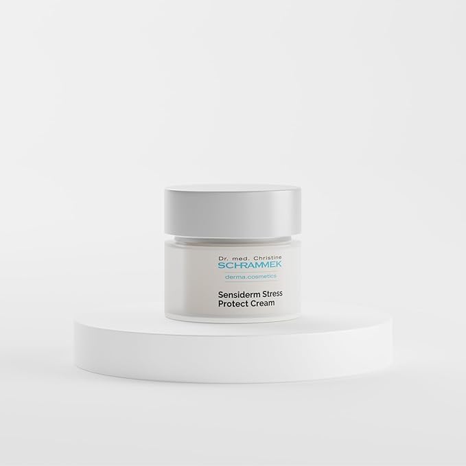 Sensiderm Stress Protect Cream (1.7 fl oz) - for Irritated & Dry Skin - Rich Day & Night Cream - with Panthenol & Aloe Vera - Day Cream - Face Moisturizer - Dr. Schrammek