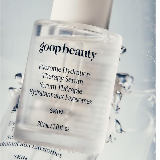 goop Beauty Exosome Hydration Therapy Serum | Hydrating Serum for Plump, Radiant, & Smooth Skin | Cica Leaf Exosomes, Red Sea Moss, & Polyglutamic Acid | 1.0 fl oz