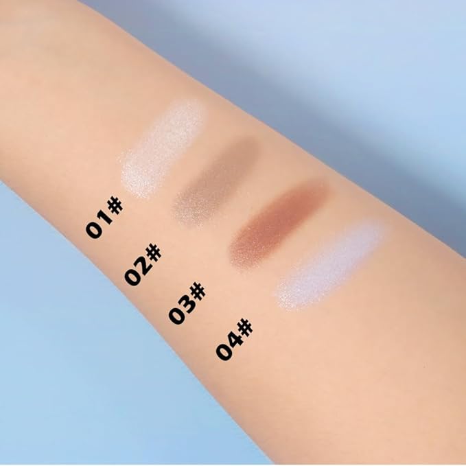 Red Brown Shimmer Single Eye Shadow Palette Makeup with Mirror,Neutral Powder Monochrome Eyeshadow for Older Women,Waterproof Long Lasting Naturing-Looking sombras para ojos