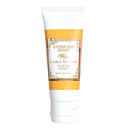 Camille Beckman Glycerine Hand Therapy Cream, Tuscan Honey, 1.35 Ounce