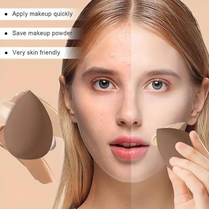 44Pcs Brown Makeup Brushes Set Professional Makeup Kit Multi-functional Makeup Tool Set with Facial Makeup Accessories, Foundation Makeup Brush Kit Eye and Face Make up Brushes & Tools