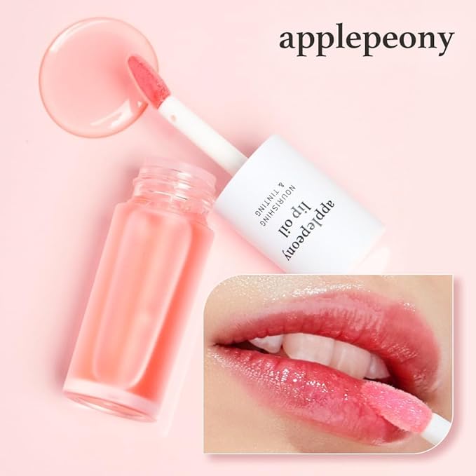 NOONI Korean Hydrating Lip Oil Gift Set + Applepeony Bundle