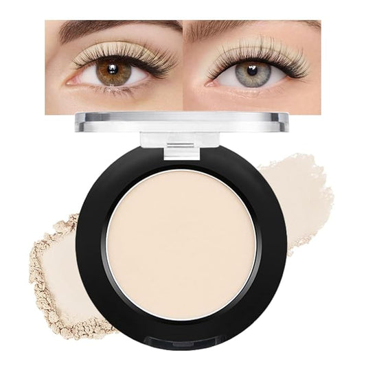 Monochrome Matte Eyeshadow Makeup Palette,Highly Pigmented Off-White Eyeshadow Palette,Matte Pressed Powder Eye shadow Makeup,Single Vegan Eye Shadow,Daily Evening Women Girls Eyeshadow Gift 06