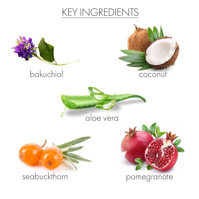 Whish Botanical Primer with Bakuchiol - Minimizes Pores, Wrinkles & Evens Skin Tone With Natural Retinol Alternative - Hydrating Makeup Primer For All Skin Types - Paraben & Sulfate Free - 2 oz