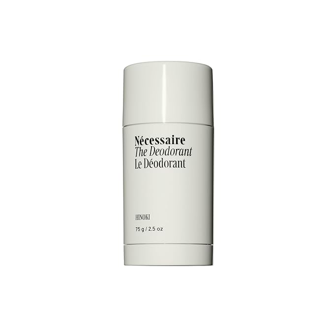 Nécessaire The Deodorant Hinoki | Natural Aluminum Free Deodorant For Women & Men. Extra Strength Treatment with Mandelic Acid. Free of Baking Soda, Ozokerite & Parabens (75 g/2.5 oz)