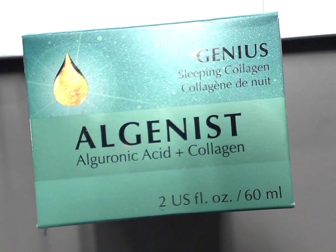 Algenist GENIUS Sleeping Collagen Night Cream - Firming Face Cream with Collagen, Collagen Amino Acids and Ceramides for a Visibly Smoother Complexion - Non-Comedogenic Skincare (2 oz)