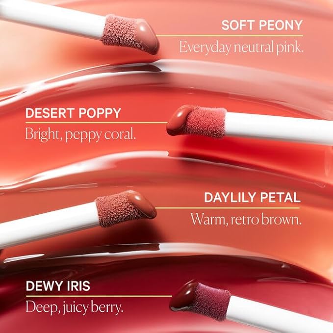 Well People Lush Lip Tinted Oil, Moisturizing Lip Oil For Nourishing & Conditioning Lips, Adds Sheer Color, Vegan & Cruelty-free, Daylily Petal